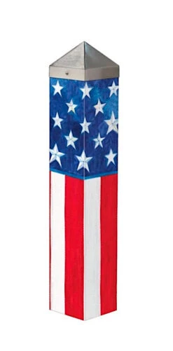 20" Vinyl Art Poles - 7 Designs -Pet Supplies Store Americana Art Pole