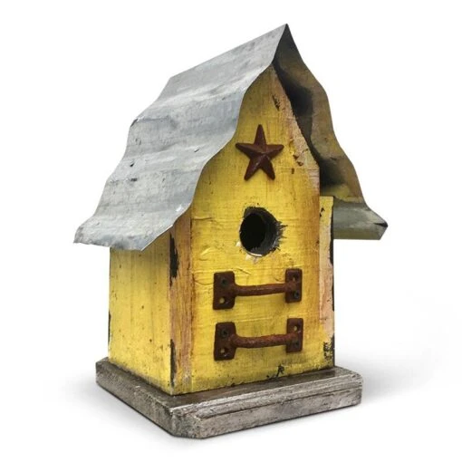 Barn Wood & Tin Rustic Birdhouses -Pet Supplies Store BarnWood Tin Rustic Birdhouse