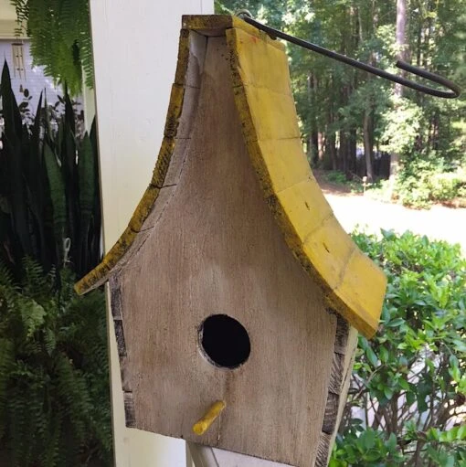 Boho Chalet Hanging Birdhouse- 4 Colors -Pet Supplies Store Boho Chalet Hanging Birdhouse3