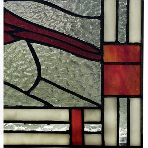 Cardinal Stained Glass Panel -Pet Supplies Store Cardinal Stained Glass Panel detail