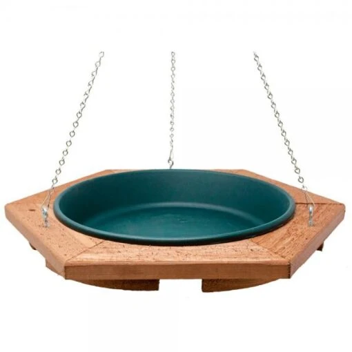 Classic Hanging Wood Bird Bath -Pet Supplies Store ClassicHangingBird Bath Green