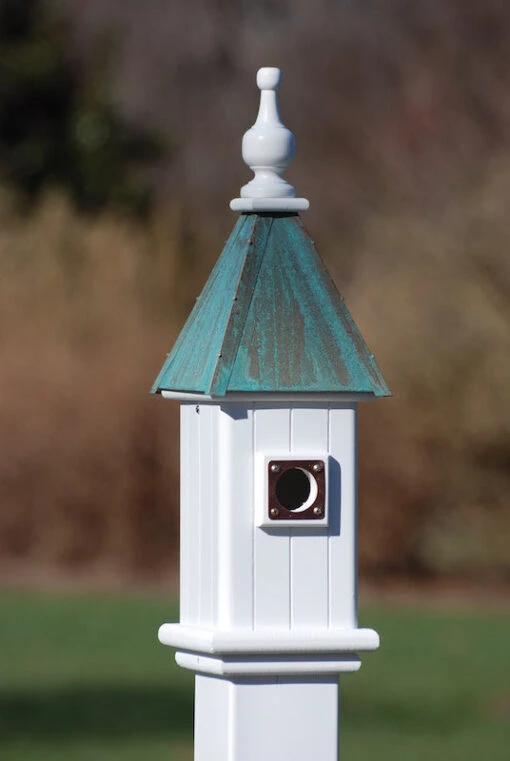 Copper Roof Bluebird House-Patina -Pet Supplies Store Copper Roof Bluebird House Patina