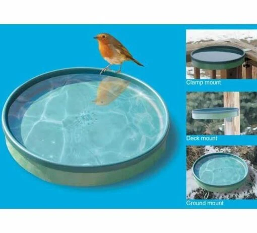 Heated Bird Bath 3 Mounting Options -Pet Supplies Store FIGBD75