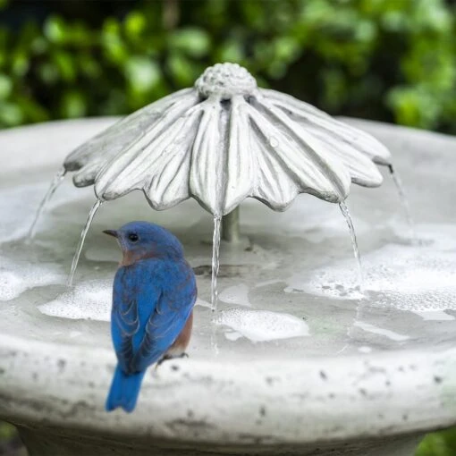 Flower Dripper Bird Bath Fountain -Pet Supplies Store Flower Dripper Bird Bath Fountain