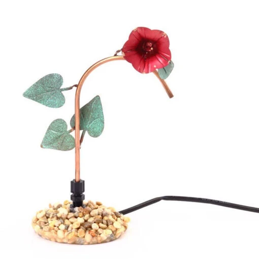 Ivy Leaf Copper Dripper-Pebble Base -Pet Supplies Store Ivy Leaf Bird Bath Dripper