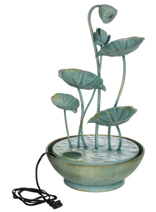 Lily Pad Hummingbird Bath Cascading Fountain -Pet Supplies Store Lily Pad Fountain