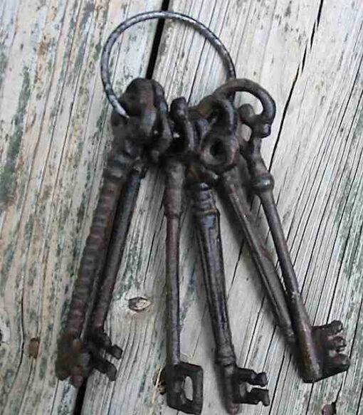 Cast Iron Skeleton Keys -Pet Supplies Store MW skeleton2