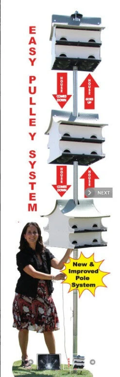 Purple Martin House-Starling Resistant -Pet Supplies Store Martin house slides on pole ba570476 4966 4a4a 9d70 4cd54b3a3f2f