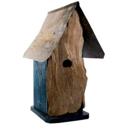 Natural Log Front Birdhouses -Pet Supplies Store Natural Log Front Birdhouse 1A