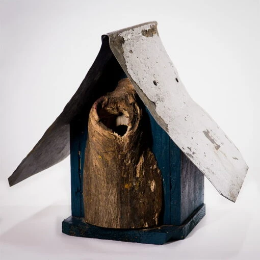 Natural Log Front Birdhouses -Pet Supplies Store Natural Log Front Birdhouse 4A