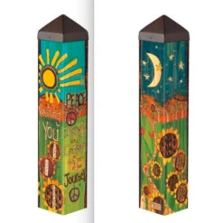 20" Vinyl Art Poles - 7 Designs -Pet Supplies Store Peaceful Journey Art Pole