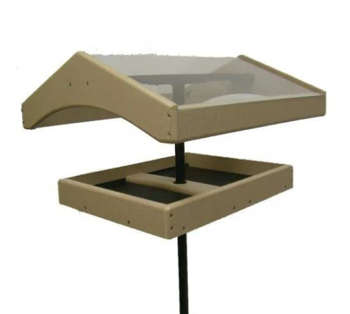 Recycled Pole Topper & Weather Guard -Pet Supplies Store Pole Topper w tray