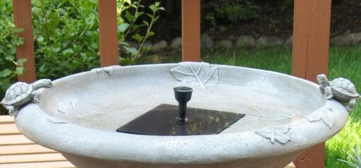 Country Gardens Tall Solar Fountain Birdbath -Pet Supplies Store Solar Bird Bath Detail