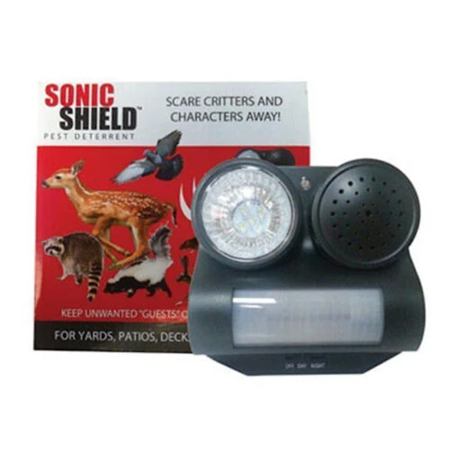 Sonic Shield Bird And Pest Deterrent -Pet Supplies Store Sonic Shield Bird Pest Deterrent