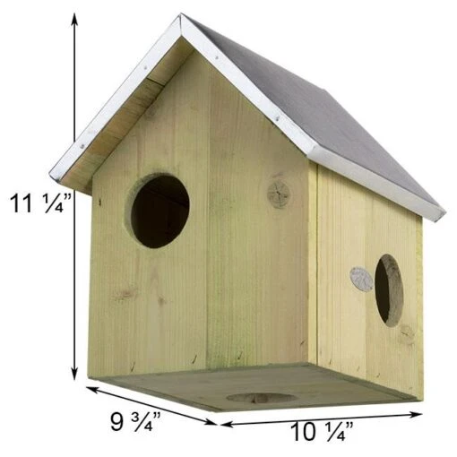 ESSCHERT DESIGN Squirrel House With Bottom Entry -Pet Supplies Store Squirrel House Detail