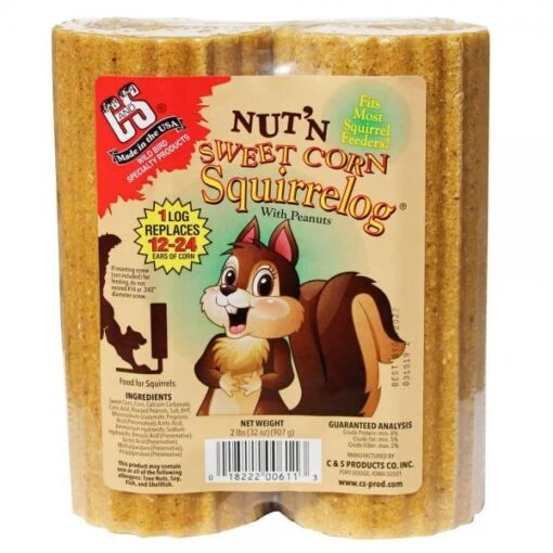 Sweet Corn Squirrel Logs -Pet Supplies Store Sweet Corn andBut Squirrellog