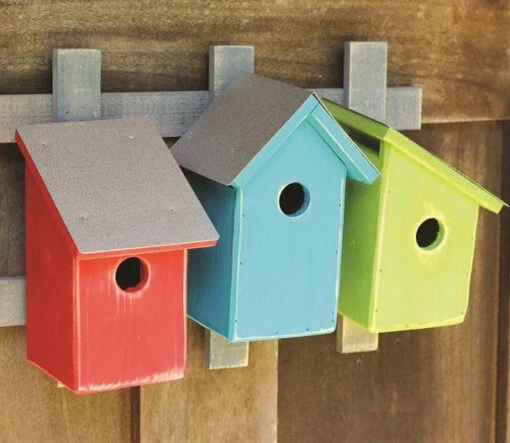 Trellis Trio Birdhouse- 3 Options -Pet Supplies Store Trellis Birdhouse Neon