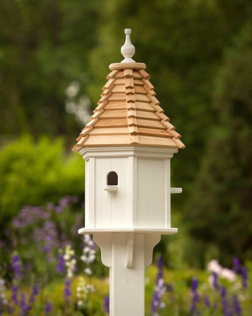 Vinyl Birdhouse-3 Nest 28x12 -Pet Supplies Store Vinyl Birdhouse Shake Roof 3 Nest