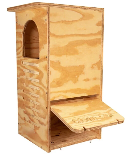 Barred Owl House Assembled Or Kit -Pet Supplies Store barred owl house detail