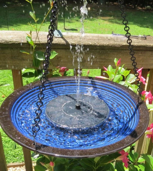 Solar Bird Bath With Stand -Pet Supplies Store blue ceramic solar bird bath 8c71c4ec 91e8 4be7 9646 6baae3ee43be