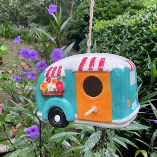 Ceramic Camper Birdhouse -Pet Supplies Store ceramic camper birdhouse 24342a87 3ef5 422a b95f 2696ab654894