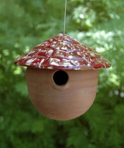 Ceramic Gourd Birdhouse -Pet Supplies Store feed080807