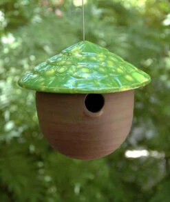 Ceramic Gourd Birdhouse -Pet Supplies Store jj lemon lime