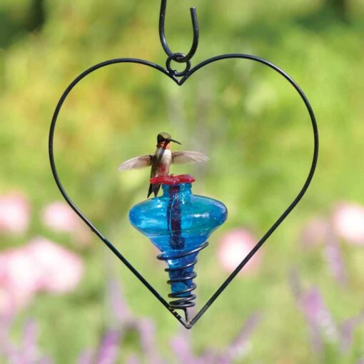 Mini-Blossom Heart Hummingbird Feeder -Pet Supplies Store mini blossom heart hummingbird feeder