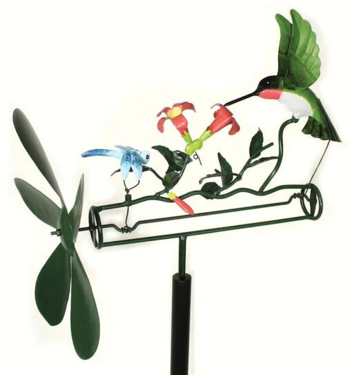 Hummingbird & Dragonfly Whirligig -Pet Supplies Store original hummingbird whirlygig