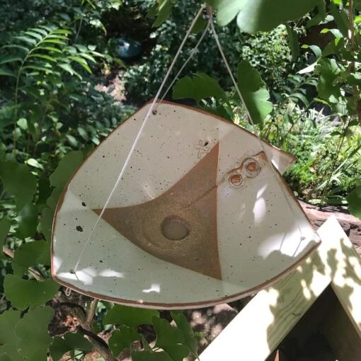 Stoneware Hanging Bird Bath 10" Blue Or White -Pet Supplies Store stoneware hanging bird bath white