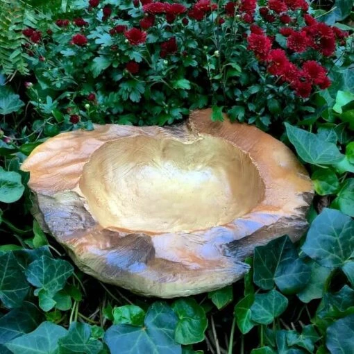 Resin/Teak Ground Bath -Pet Supplies Store teak resin birdbath